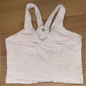 Alo Airbrush Real Bra Tank - Ivory